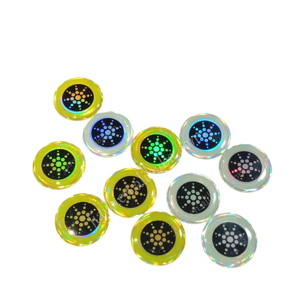 Eco-friendly healthy anti radiation sticker with OEM your logo
