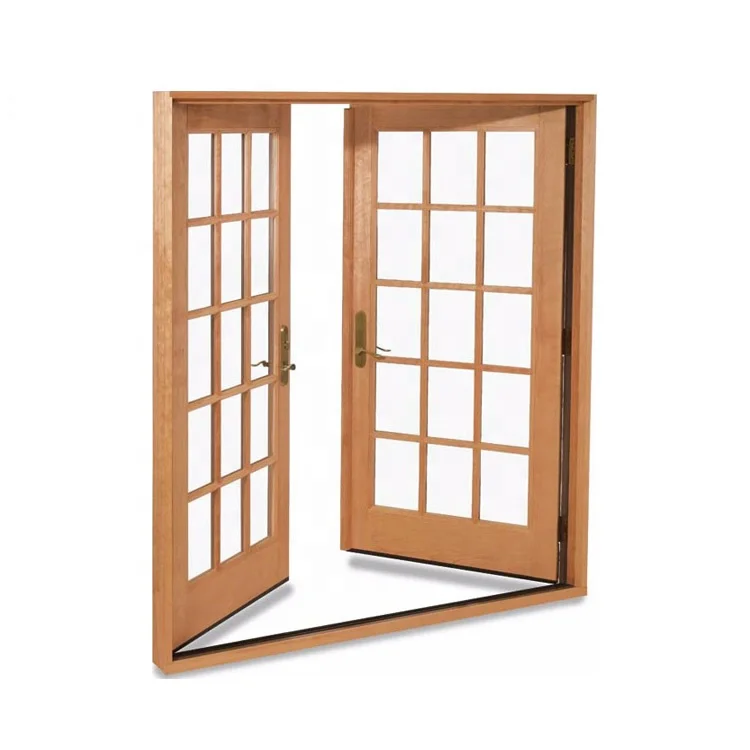 Venta al por mayor puertas en vidrio y madera para exteriores-Compre