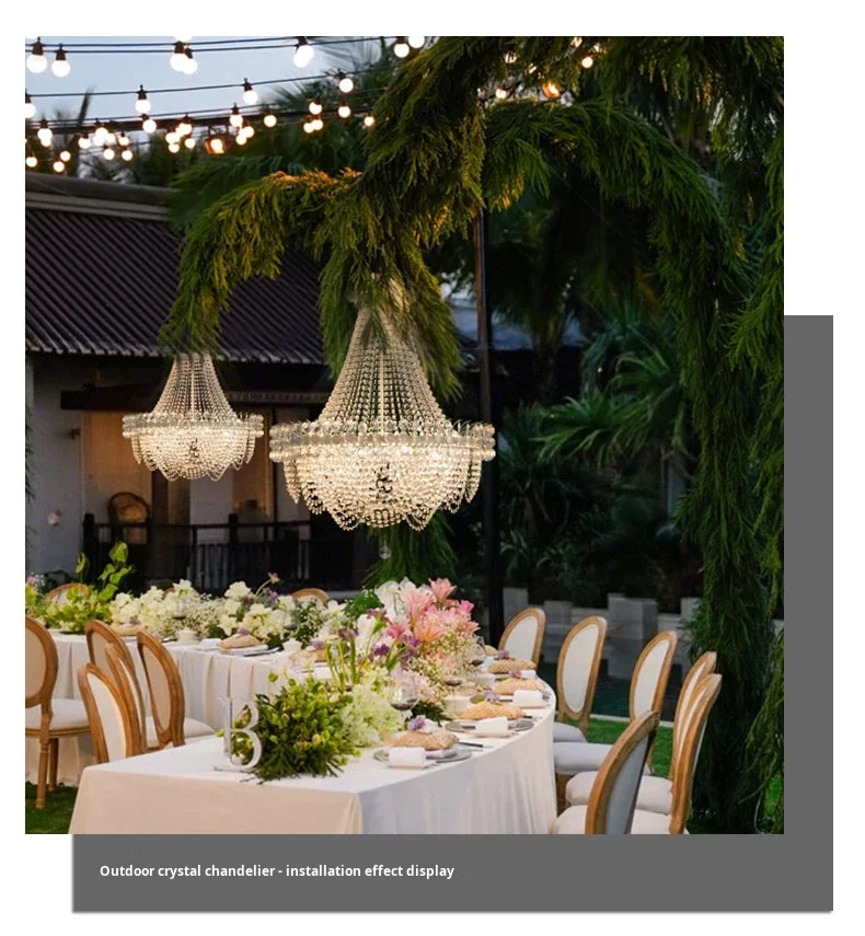 product detachable wedding crystal chandelier for stage wedding props party decoration for events and weddings-10