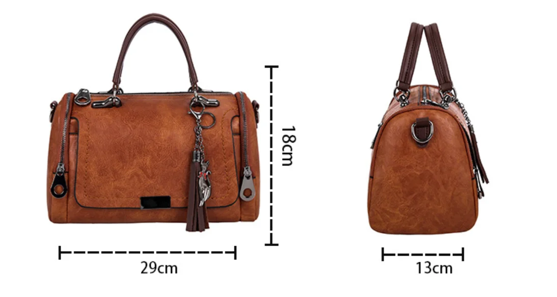 New Fashion women PU leather handbag waterproof shoulder lady bag