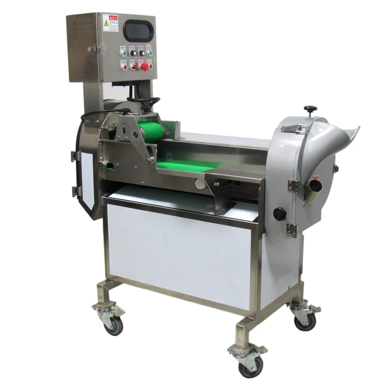 
Carrot Potato Chip Onion Leek Cabbage Beetroot Electric Vegetable Cutting Equipment 