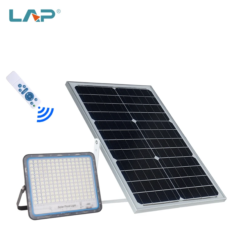 LAP Hot Selling High Lumen Bridgelux Portable Ip65 40watt 60watt 100watt 200watt 300watt Solar Led Floodlight