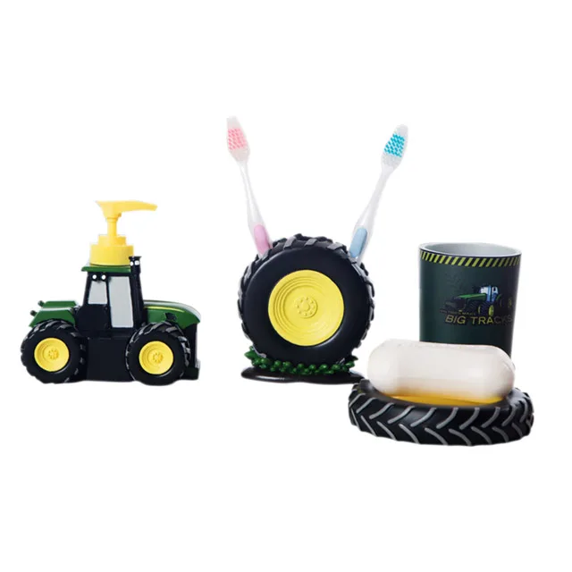 New Tractor Bathroom Accessories Set Bath Resin Wash Toothbrush Holder Buy Resin Tractor Bathroom Sets Bathroom Accessories Set Resin Bathroom Accessories Product On Alibaba Com