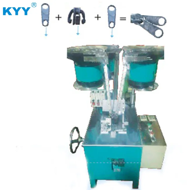 assembly machine for zipper slider