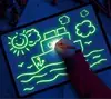 hot sale amazon product A3 A4 A5 magic freeze light fluorescent drawing board light drawing with light