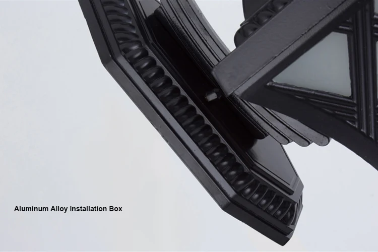 Factory Price antique european style outdoor pendant lighting hanging E27 glass aluminum garden light