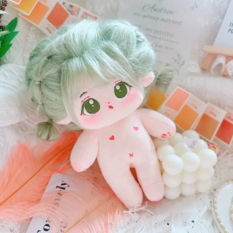 CustomPlushMaker: Wholesale 20cm Starfish Body Cotton Doll, Naked Baby Skeleton Kpop Plush Toy：sample