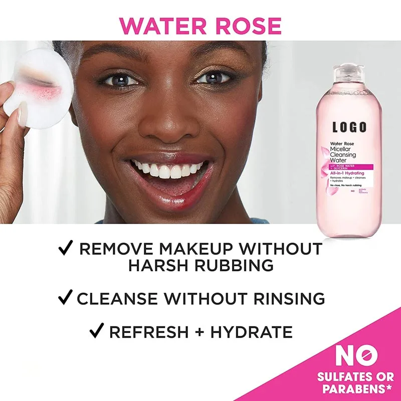 Natural Micellar Cleansing Water Allin1 Water Based Makeup Remover