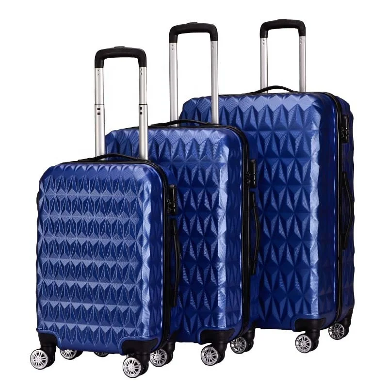 
3 pcs luggage zipper case bags set travel luggage carry on suitcase luggage trolley bag sets hard shell suitcase 