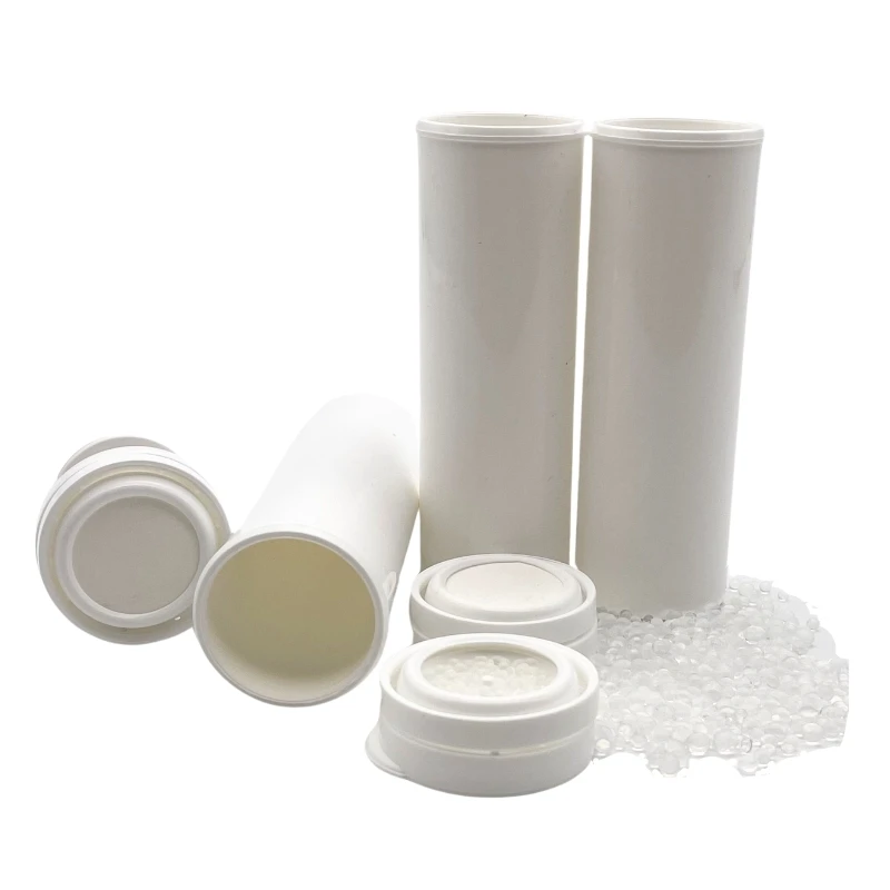 Cylindrical Silica Gel Desiccant Canisters Test Paper Drying Storage Tube Blood Sugar Test Paper