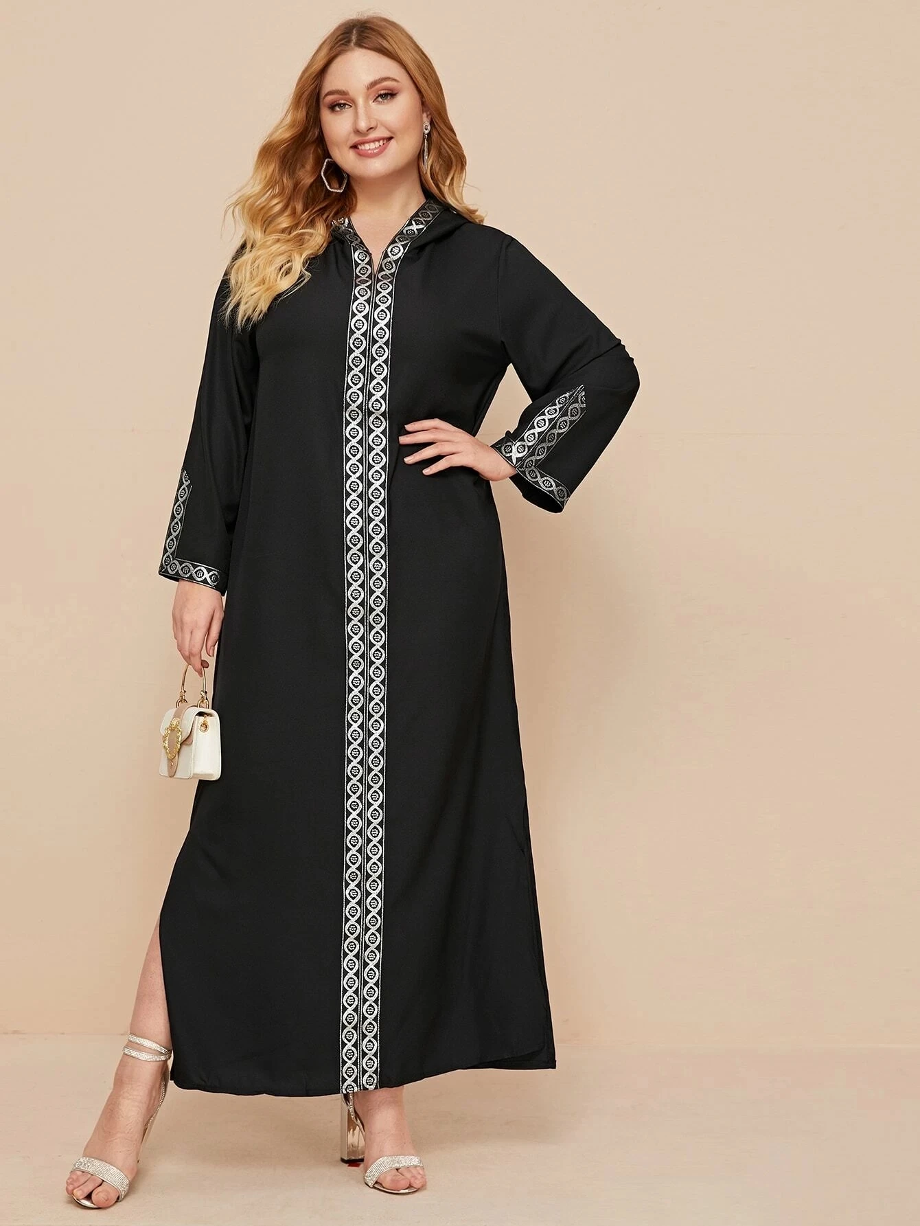 9062 Black Abaya Kaftan Dubai Muslim Hijab Dress Abayas 