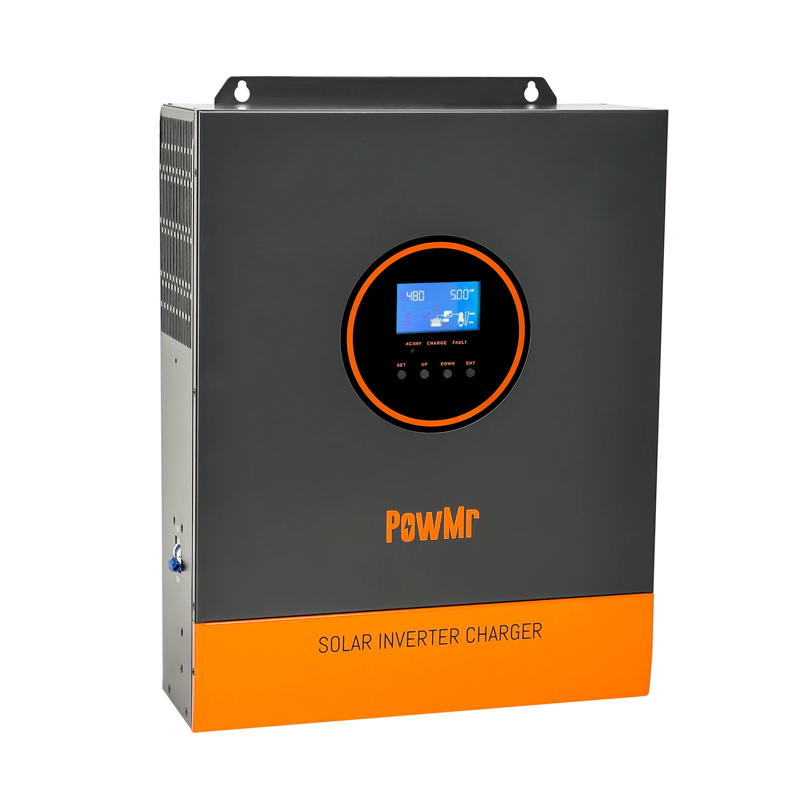 Powmr Mppt Pure Sine Wave Solar Inverter 3kw 24v 120vac Off Grid Hybrid ...