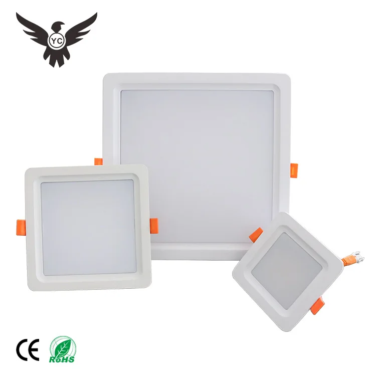 China manufacturer standard square dimmable waterproof recessed led down light