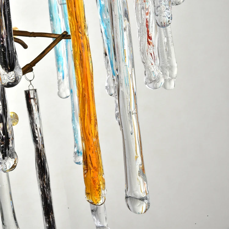 Lamp G9 Chandelier Decorate Aluminum Body Glass Luxury Hotel Indoor Pendant Lamp LED Gold /chrome/bronze 80 GX-D190085 Iluminize