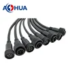 LED light power male to female connector 2 pin ip65 waterproof plug