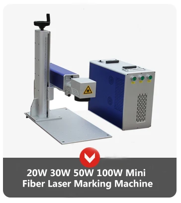 20W  Enclosed Fiber laser Marking Machine for Metal Plastic
