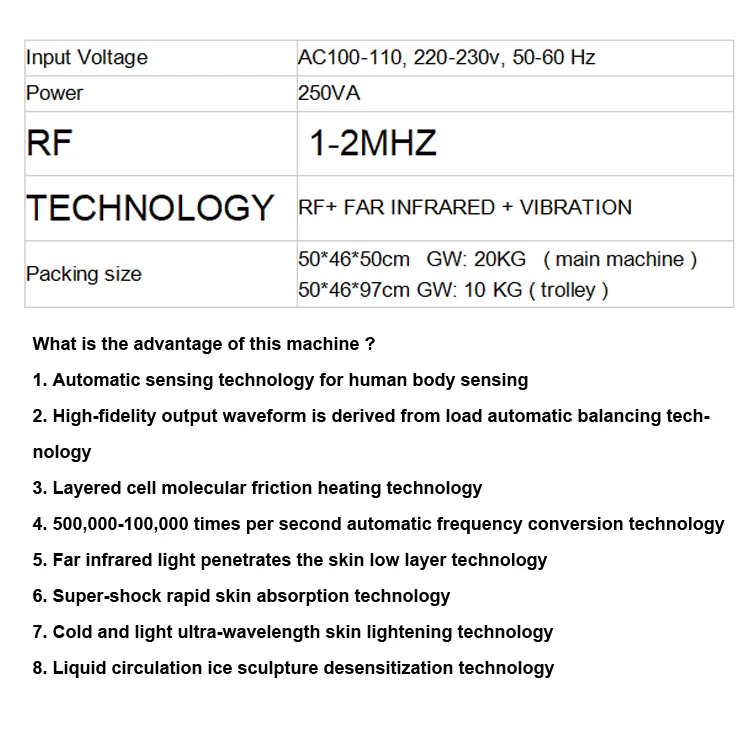 New 2021 Idea Fohow Meridians Massage Machine Micro Current Machine