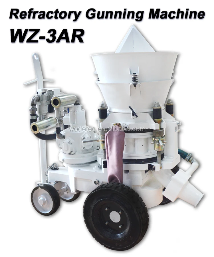 Hot sell nice quality air motor drive refractory gunite spraying shotcrete machine for sale in India