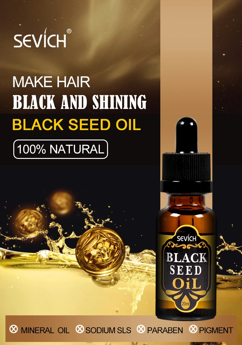private label natural organic black seed oil hair care essential
