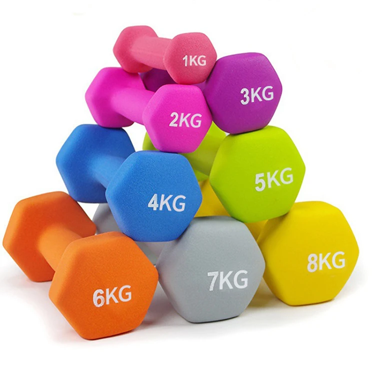 
china hot selling gym sport free weights fitness dumbbells kit 