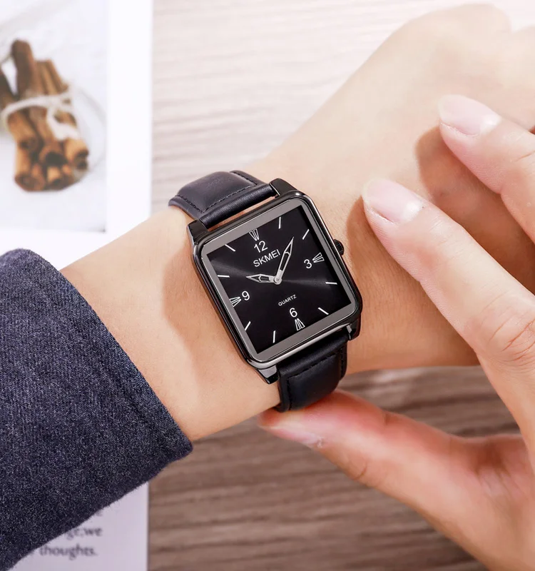 mens watch with visible gears