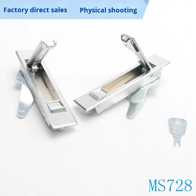 6000 Series Grade Electrical Box Lock Ms728 Cabinet Lock Flat Chassis Cam Lock for Distribution Box manufacture