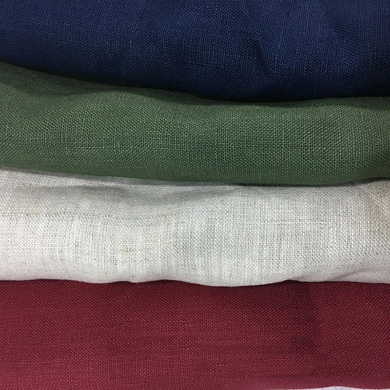 Breathable High Quality 100 Linen Fabric For Coat,100 Linen Cloth Material Fabric With Woven