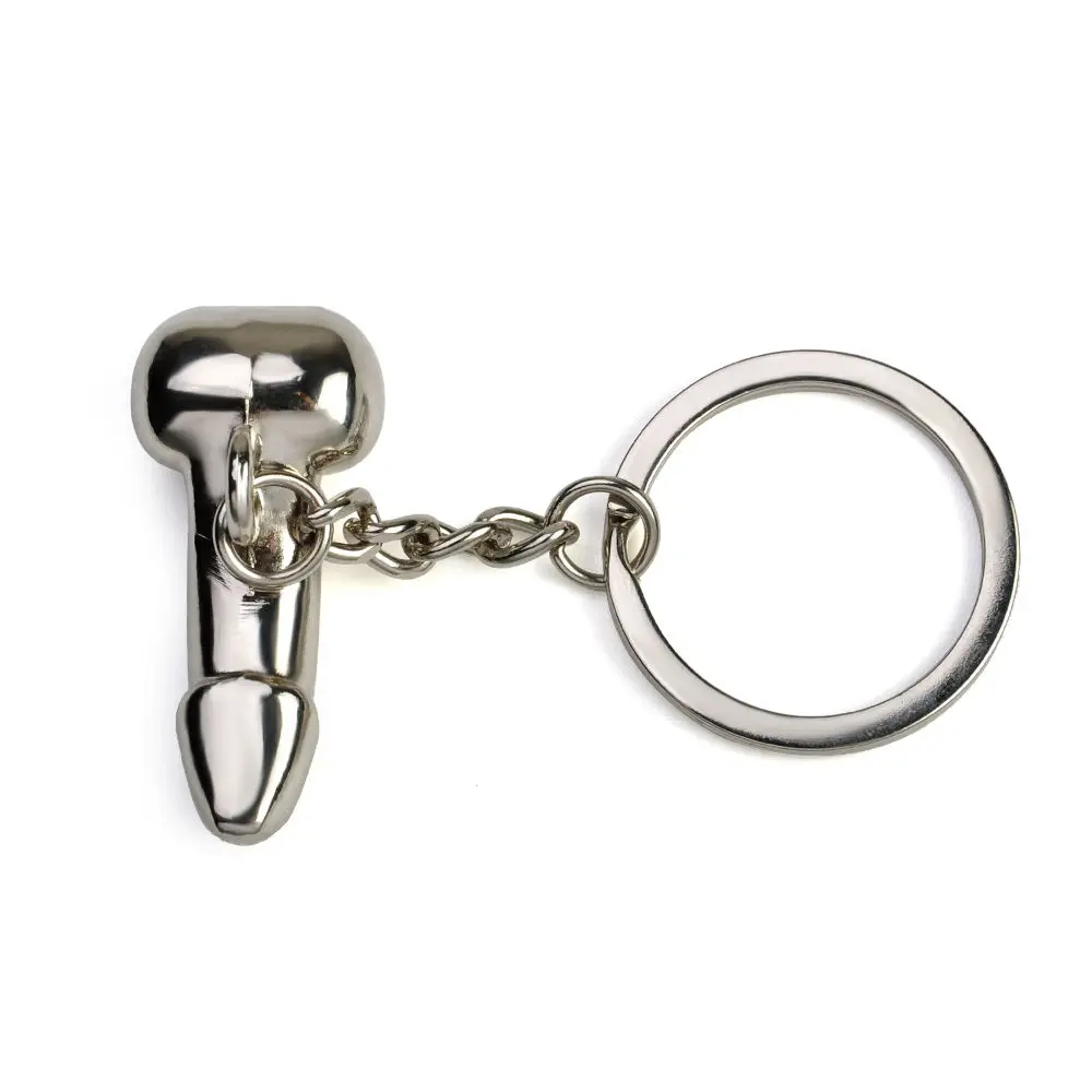 Funny Creative Men Penis Metal Car Key Chain Keyring Keychain Keyfob DIY Gifts
