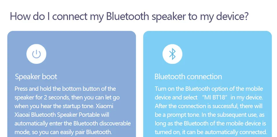 Xiaomi Bluetooth Speaker AI Control Handsfree Call Stereo Portable Wireless Mp3 Player Hands-free Speaker - ANKUX.COM