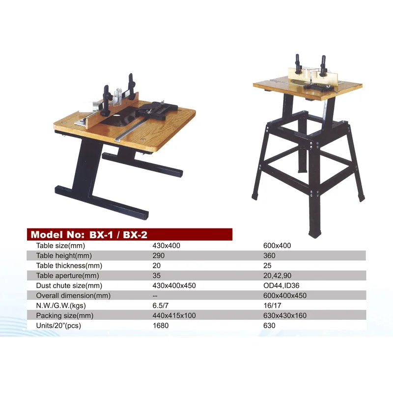 Стол для фрезерной машинки proma bx 1 25000806