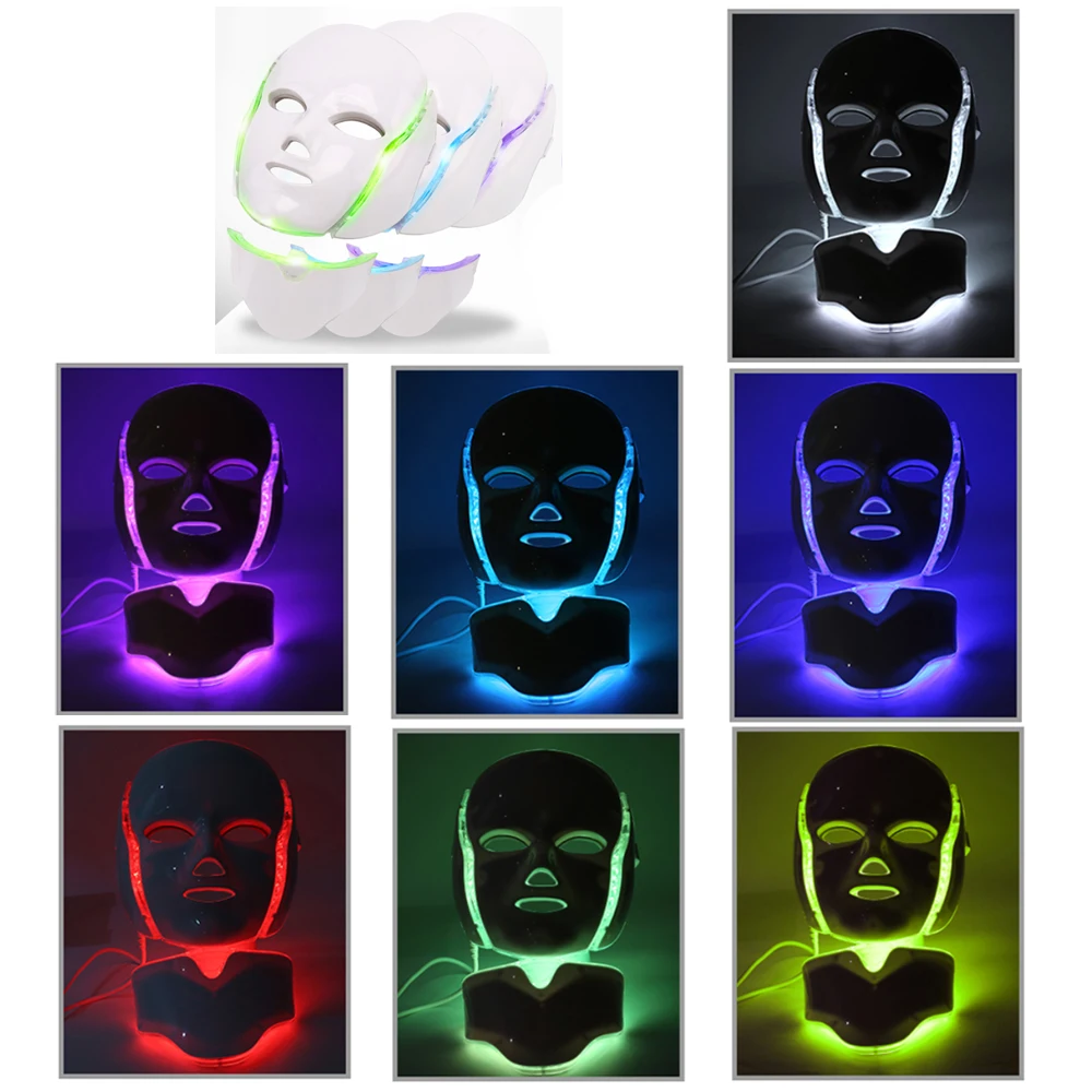 Neck Skin Rejuvenation Anti Acne Wrinkle Beauty Treatment Salon Home Use Newest 3/7 Colors Led Photon Facial Mask.jpg