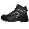 Genuine Leather Heated Shoes Industrial Mens Work Safety Boots With Steel Toe
