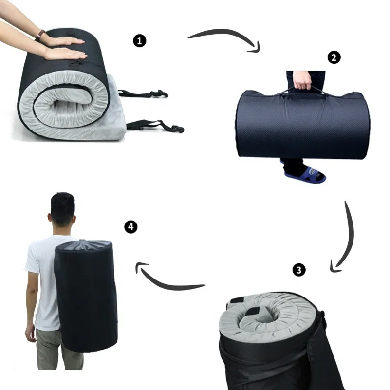 New Fashion Custom Portable Folding Foam Ultralight Camping Mattress for Sleeping