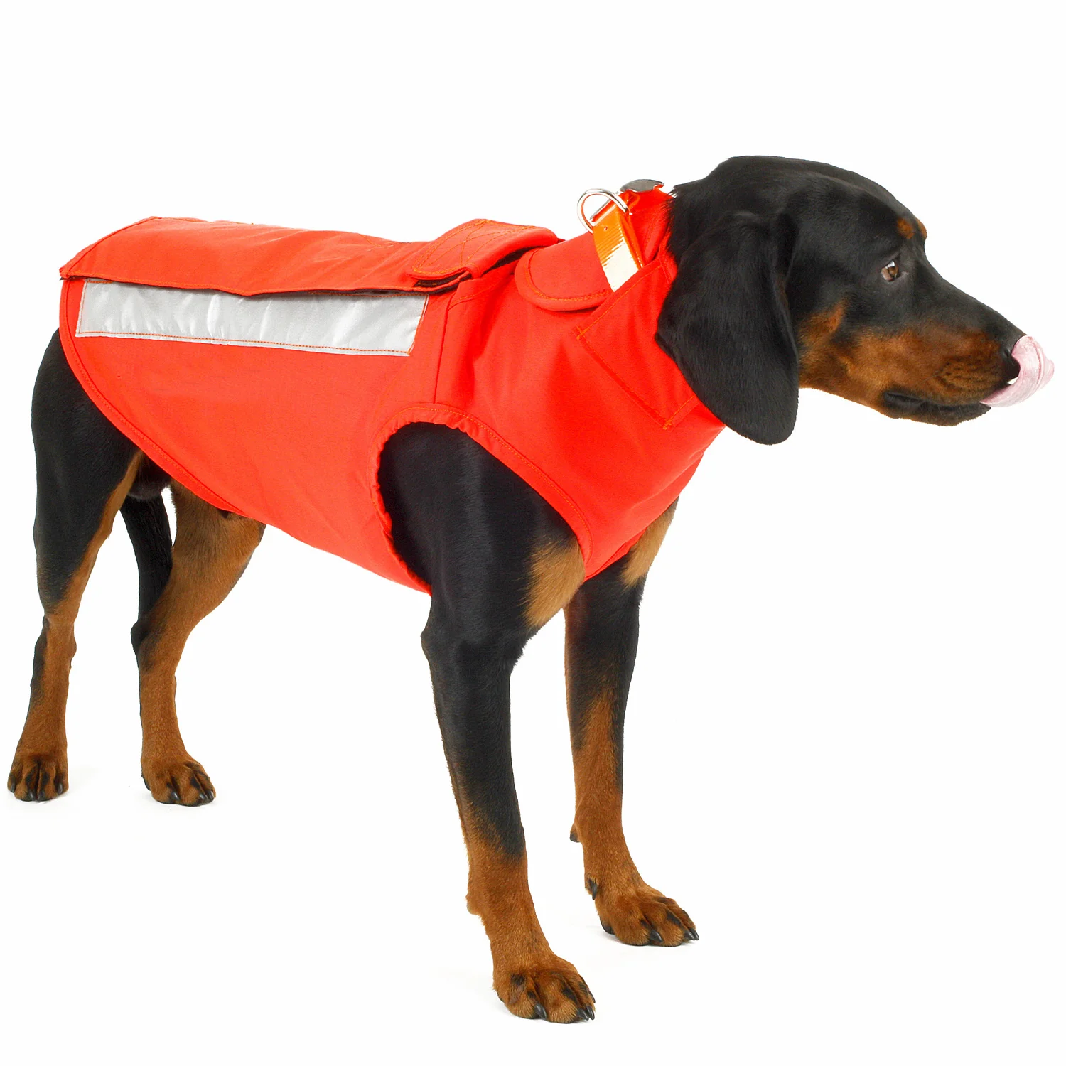 Antiperforation Security Dog Protective Vest Orange And Yellow,Tear