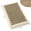 mat of nails acupuncture and Massage cushion relax stress pain relief 100% natural linen with cotton for health care