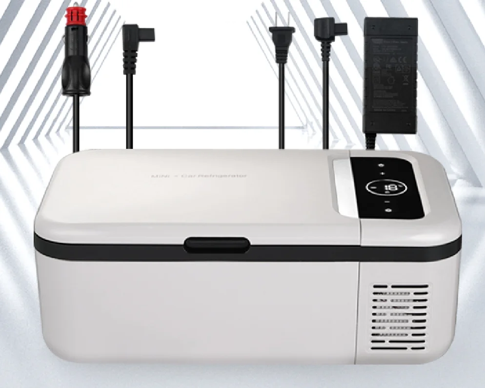 Top Quality 12l Big Capacity 12v Car Refrigerator Trolley Cooler Box