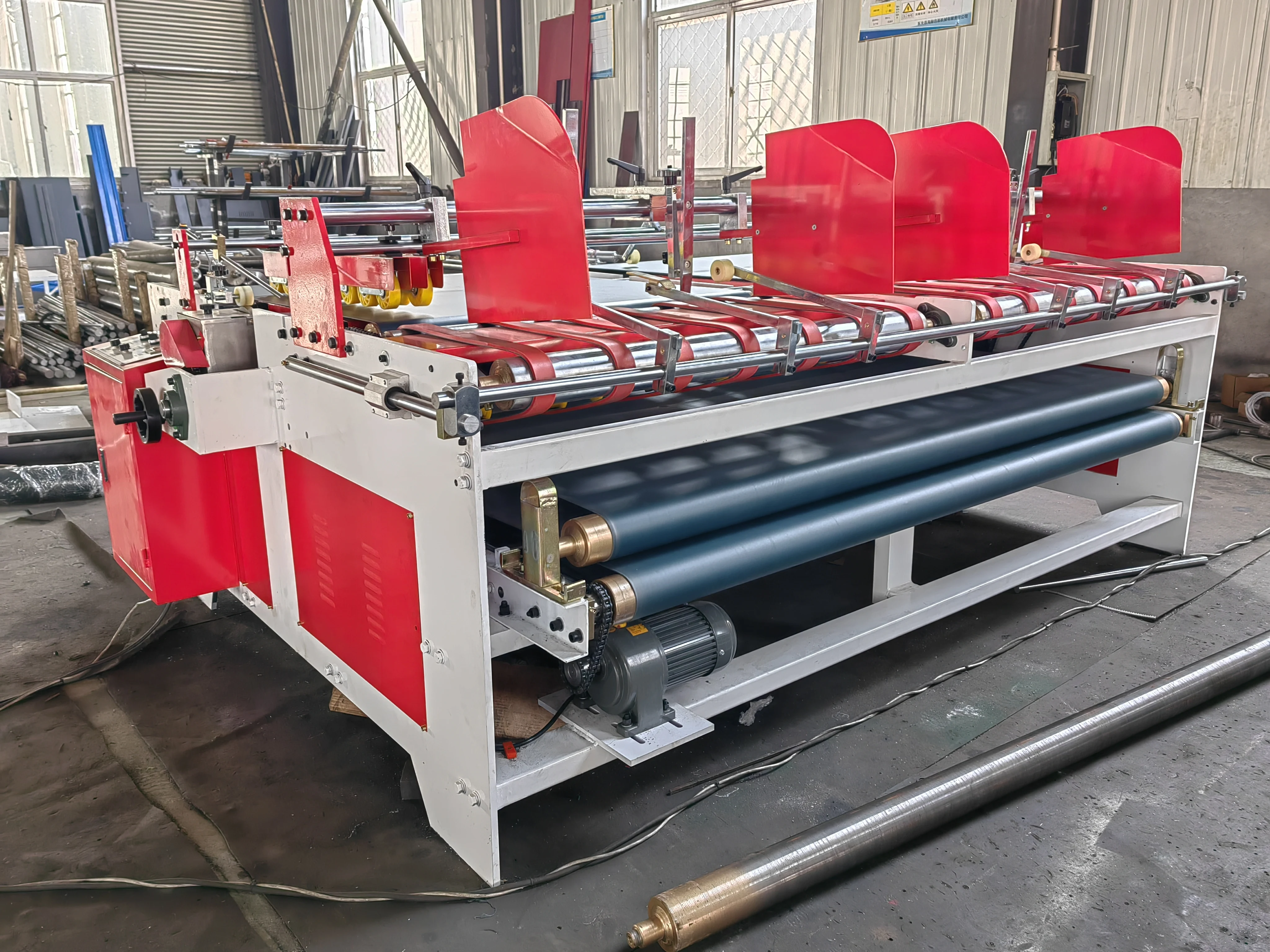 Automatic Double Station Box Gluing Machine for Wood Packaging High ...