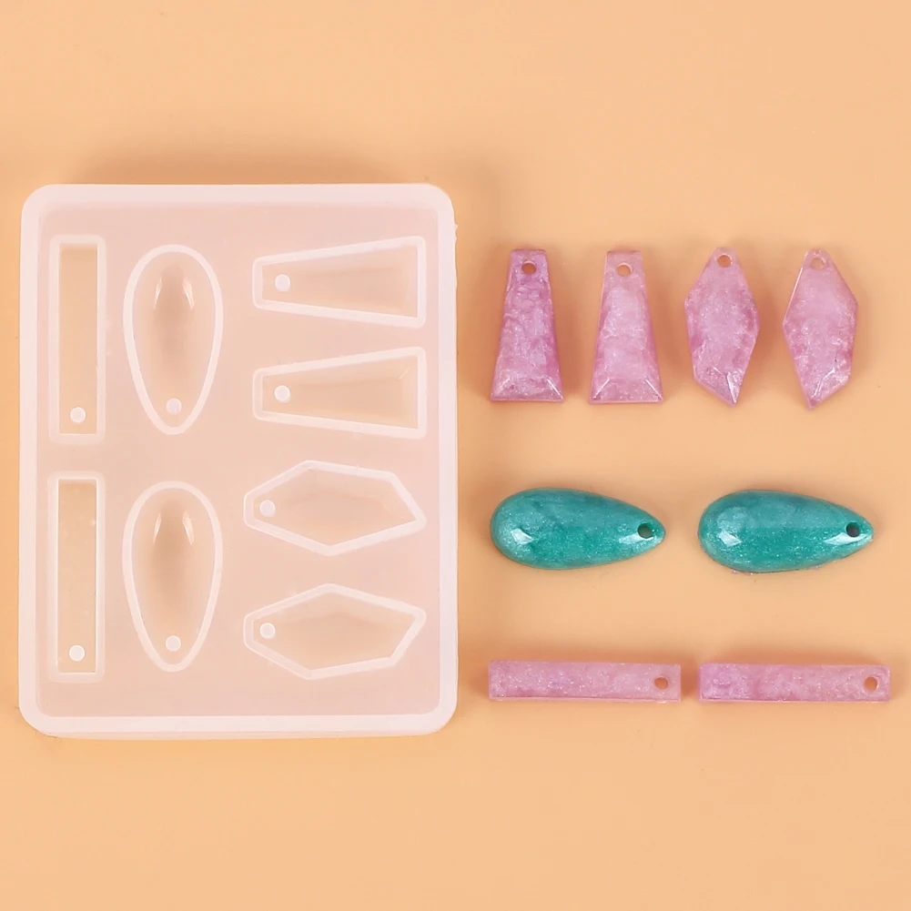 Epoxy Resin Silicone Molds For Pendants,Keychain,Necklace,Earring,Resin