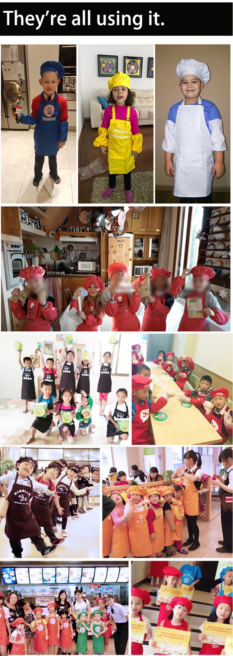 kid apron