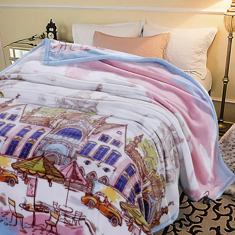 Super Soft Thick Warm Spanish Style Raschel Blanket For Winter Buy