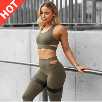 yoga pants and sports bra set