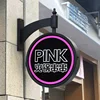 Advertising Sign Board Signs Lightbox Round Led Double Sided Acrylic Round Shape Circular Circle Light Box