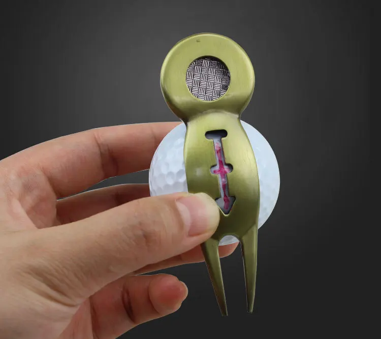 Wholesale Functional Golf Divot Repair Tool Customized Laser Engraving Logo Golf Ball
