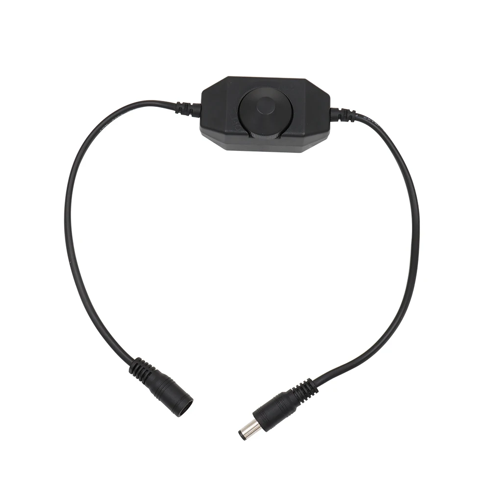 12V 2A LED Volume dimmer for light panel Dimmer Stepless dimming cable cord - ANKUX.COM