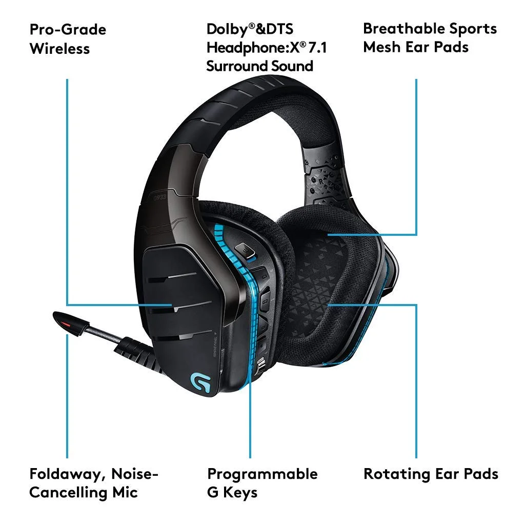 logitech g633 noise cancelling