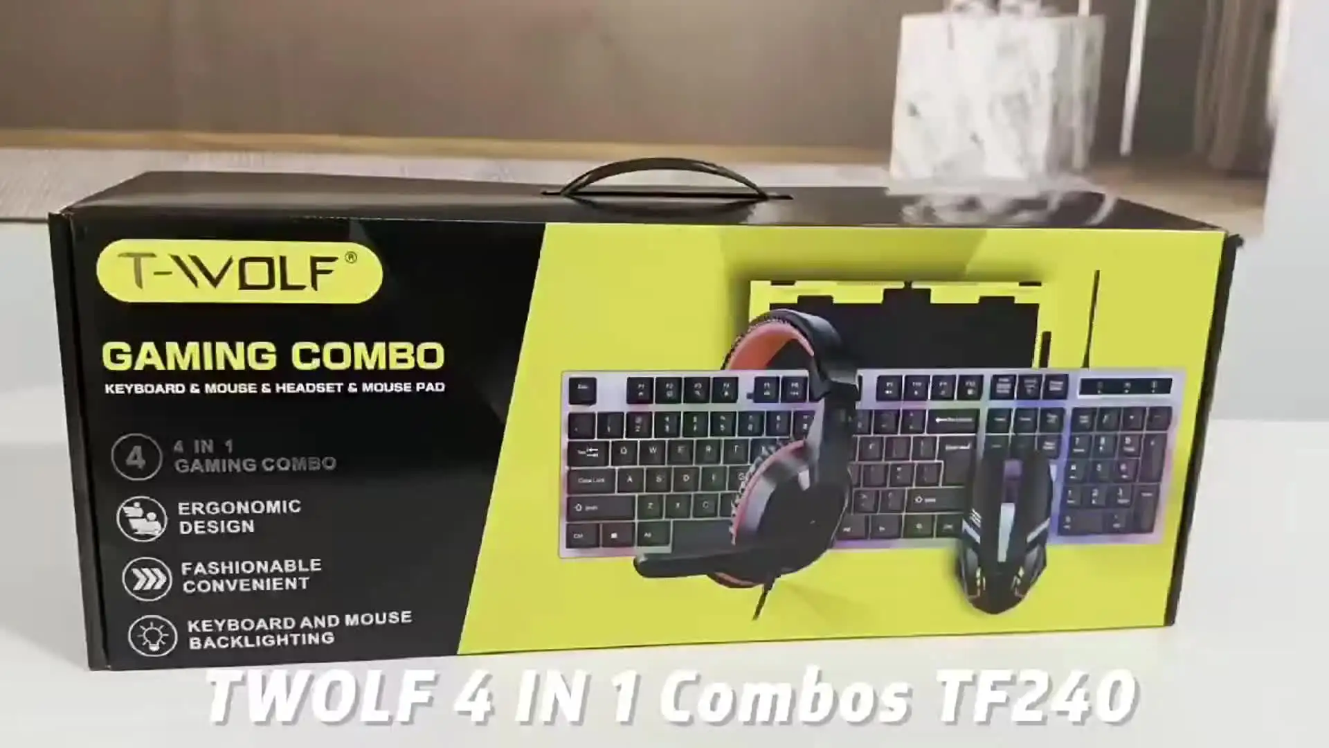 Regolatore Del Gioco Con La Tastiera E Le Cuffie Gioco Dei Giochi Video - Foto 4