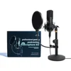 Desktop Metal Voice Recording Usb Condenser Conference Microphone Studio Professional