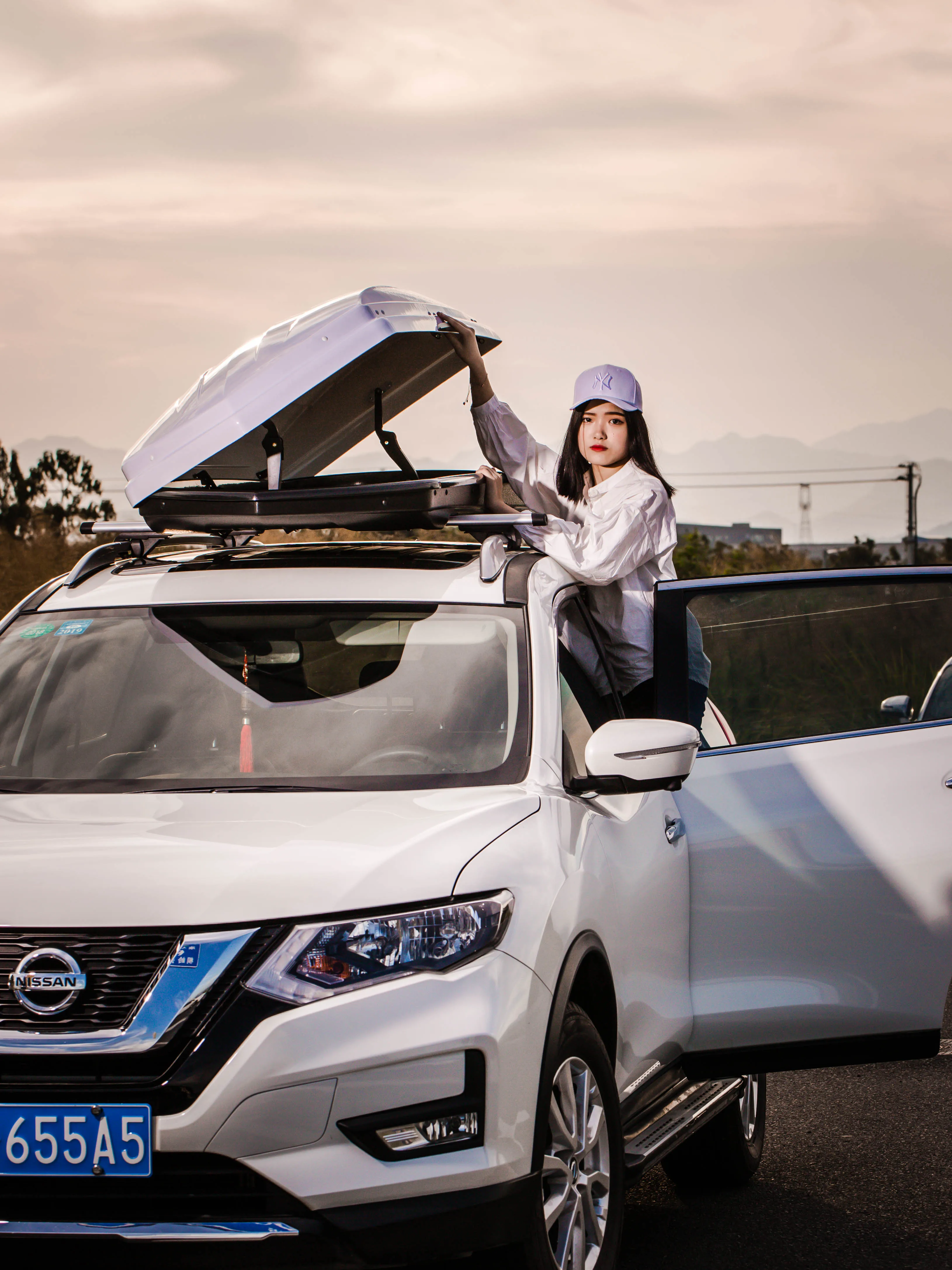 360l 390l 450l Cargo Box Roof Waterproof Luggage Carry Universal Car