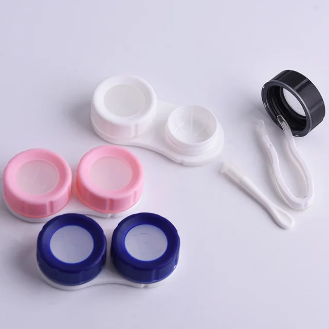 Plastic Stylish Contact Lens Case,Portable Travel Contact Lens Case Eye ...