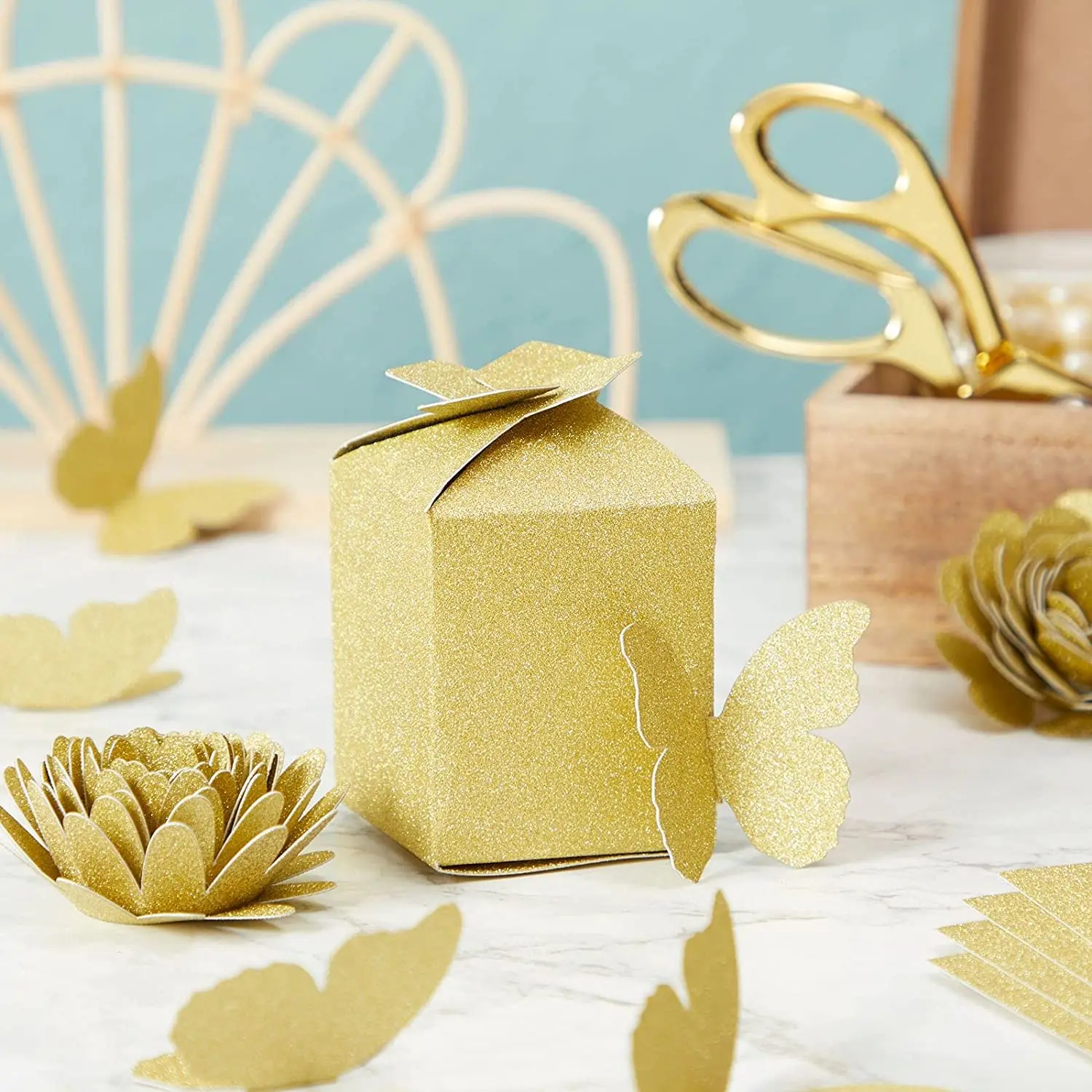 Diy Paper Craft Glitter Cardstock Paper With Adhesive For Decoration Buy Silver Glitter